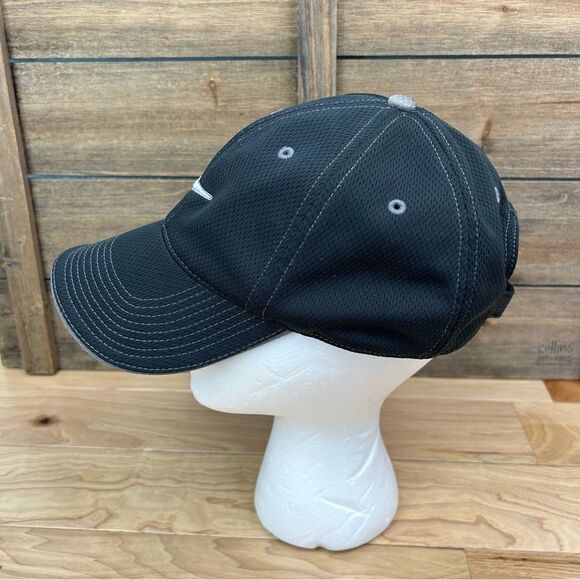 Nike Baseball Cap Hat Hook & Loop Adjustable Black - Picture 4 of 10